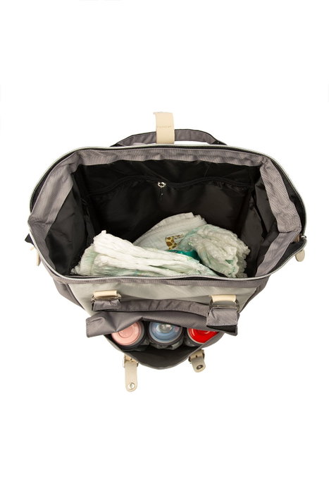 Zoozie Bags Bolsa de Pañales Gris Maxi